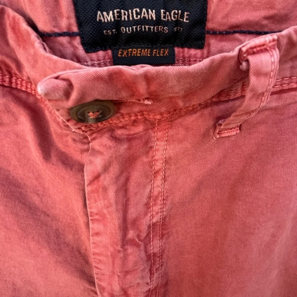 American Eagle Outfitters Red‎ Flat Front Shorts - Picture 6 of 8